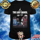 The last dance michael jordan and kobe bryant basketball signature shirt