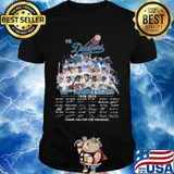 The los angeles dodgers 62nd anniversary 1958 2020 thank you for the memories signatures shirt