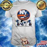 The peanuts new york islanders hockey logo shirt