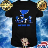 The peanuts st. Louis blues hockey logo shirt