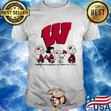 The peanuts wisconsin-madison hockey shirt