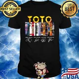 Toto band members signatures shirt