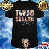 Tupac shakur rapper signature shirt