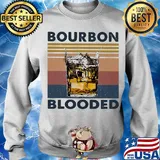 Whiskey bourbon blooded vintage retro s Sweater