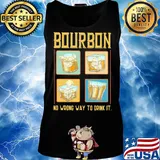 Wine bourbon no wrong way to drink it s Tank top