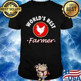 World's best farmer chicken shirt