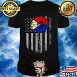 You are my sunshine sunflower american flag independence day shirt