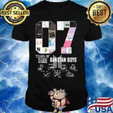 07 years of 2013 2020 18 albums 199 songs bangtan boys signatures shirt