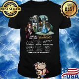 10 years of 2010 2020 alice in wonderland thank you for the memories signatures shirt