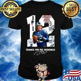 12 tom brady 2000 2020 thank you for the memories signature shirt