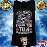 12 tom brady thank you 2001 2020 signature s Tank top