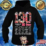 130 years of 1890 2020 nebraska cornhuskers thank you for the memories signatures s Hoodie