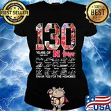 130 years of 1890 2020 nebraska cornhuskers thank you for the memories signatures s Ladies tee