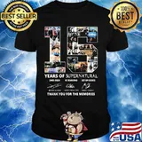 15 years of supernatural 2005 2020 15 seasons 327 episodes thank you for the memories signatures shirt