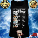 15th anniversary 2005 2020 prison break signatures s Tank top