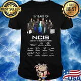 16 years of ncis 2003 2019 16 seasons 377 episodes signatures shirt