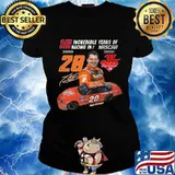 18 incredible years of racing in nascar 20 tony stewart signature s Ladies tee