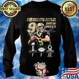 19 incredible years of laying in football 9 drew brees new orleans saint signature s Sweater