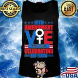 19th amendment vote 1920 2020 celebrating 100 years stars s Tank top