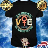 19th amendment vte 1920-2020 celebrating 100 years shirt