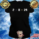 2 8 24 los angeles lakers kobe bryant s Ladies tee