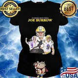 2019 heisman trophy winners joe burrow lsu tigers signature s Ladies tee