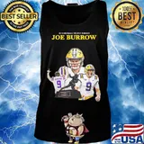 2019 heisman trophy winners joe burrow lsu tigers signature s Tank top
