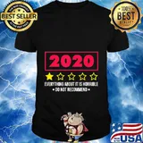 2020 Do Not Recommend Bad 1 Star, Funny Horrible Year Saying T-Shirt