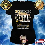 30 rock 14th anniversary thank you for the memories signatures s Ladies tee