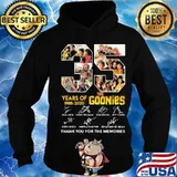 35 years of 1985 2020 the goonies thank you for the memories signatures s Hoodie