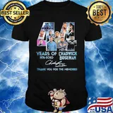 44 years of 1976 2020 rip chadwick Boseman 1977 2020 thank you for the memories signature shirt