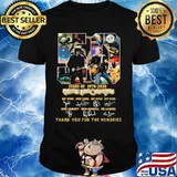 50 years of 1970 2020 electric light orchestra thank you for the memories signatures shirt