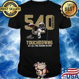 540 drew brees touchdowns nfl all time passing record signature shirt
