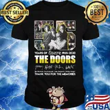 55 years of 1965 2020 the doors thank you for the memories signatures shirt