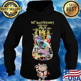 55th anniversary 1965 2020 pink floyd guitar signatures s Hoodie