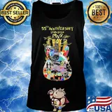 55th anniversary 1965 2020 pink floyd guitar signatures s Tank top