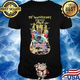 55th anniversary 1965 2020 pink floyd guitar signatures shirt