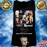 68 annees de 1952 2020 renaud merci pour les souvenirs signature s Tank top
