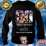 80 years of 1940 2020 cliff richard thank you for the memories signatures s Sweater