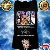 80 years of 1940 2020 cliff richard thank you for the memories signatures s Tank top