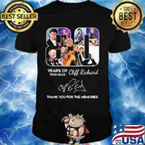 80 years of 1940 2020 cliff richard thank you for the memories signatures shirt