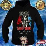 Acdc band live wire lightning signatures s Hoodie
