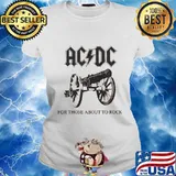 Acdc for those about to rock s Ladies tee