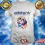Adidas all day i dream about shih tzu shirt