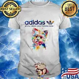 Adidas all day i dream about yorkshire terrier shirt