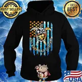 American Flag Turtle Salt water heals everything s Hoodie
