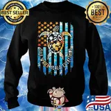 American Flag Turtle Salt water heals everything s Sweater