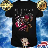 Baby groot i am atlanta falcons football shirt