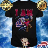 Baby groot i am new york giants football shirt