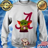 Baby yoda hug atlanta braves football s Sweater